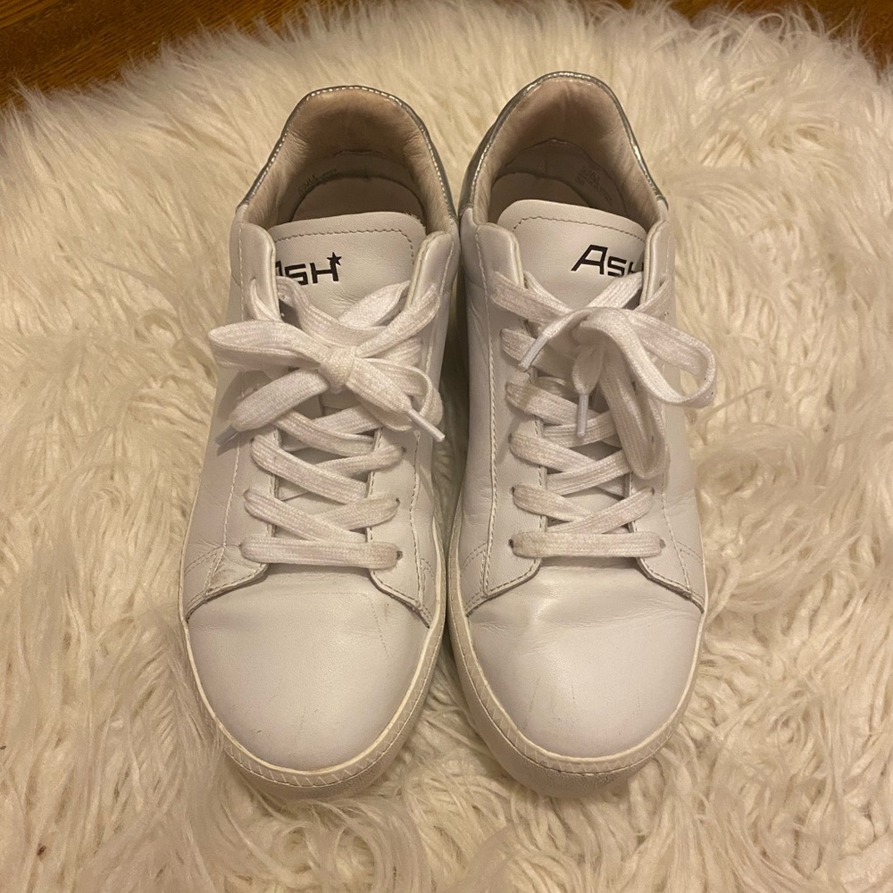 White sneakers